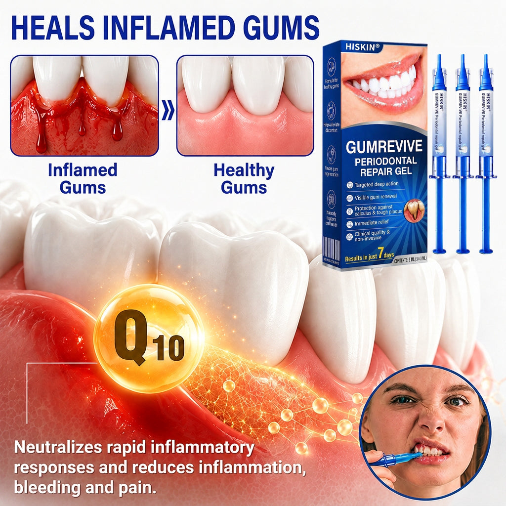 👨‍⚕️🦷 HISKIN® GumRevive – Intensive Targeted Gum & Receding Care Gel
